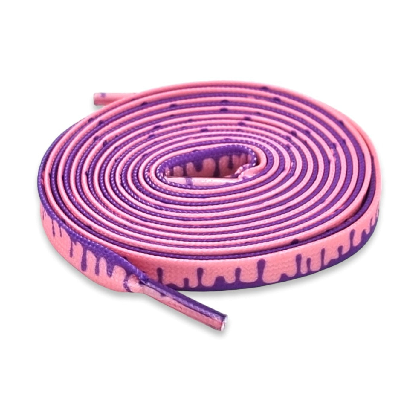 ICE-CREAM laces, pink purple, 8 mm