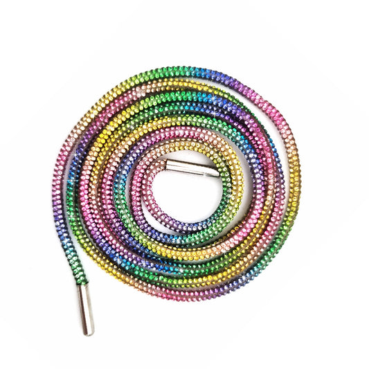 Strass laces, Rainbow
