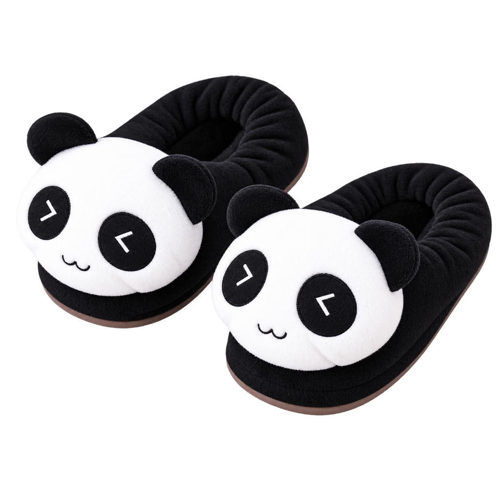 Süße Panda Hausschuhe, weich