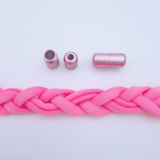 Elastische Schnürsenkel rund, hot-pink, 5 mm