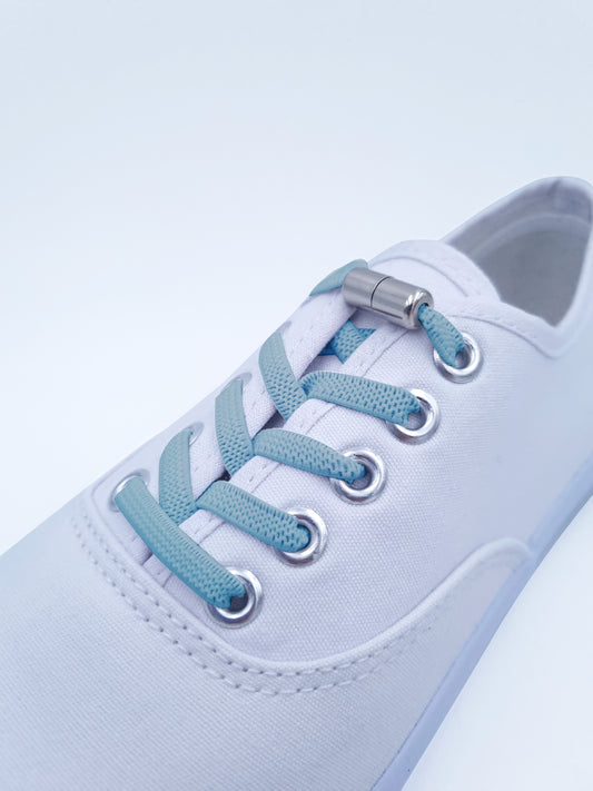 Elastic laces, light blue, 5 mm