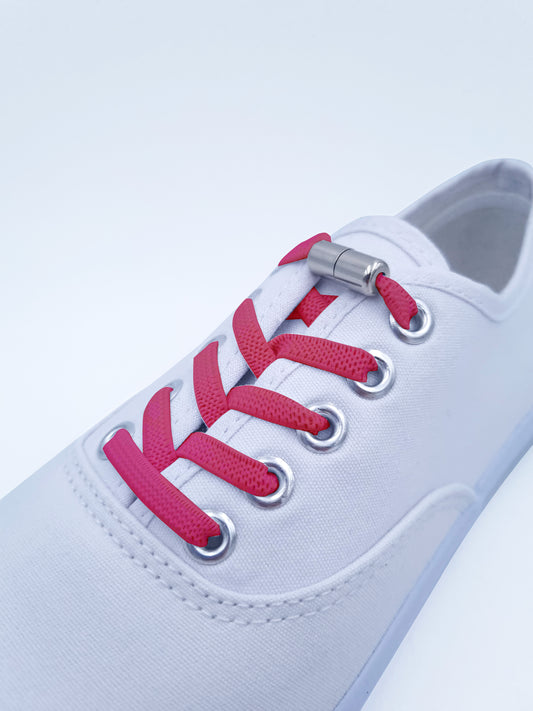 Elastic laces, pink, 5 mm