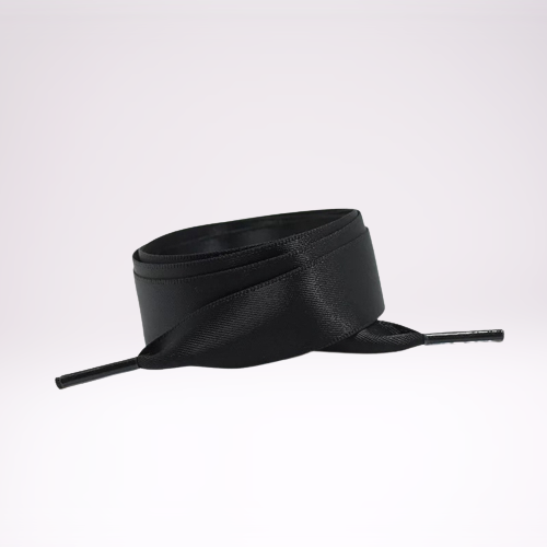 Black Satin Schnürsenkel