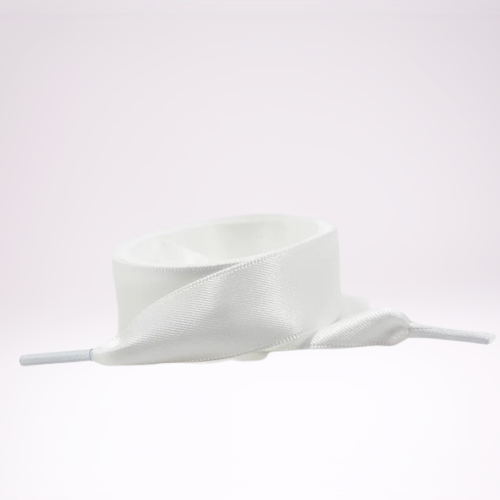 White Satin Schnürsenkel