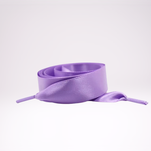 Lavender satin laces
