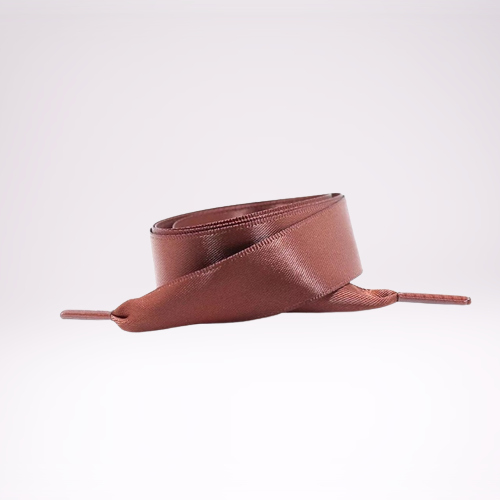 Chocolate Satin Schnürsenkel