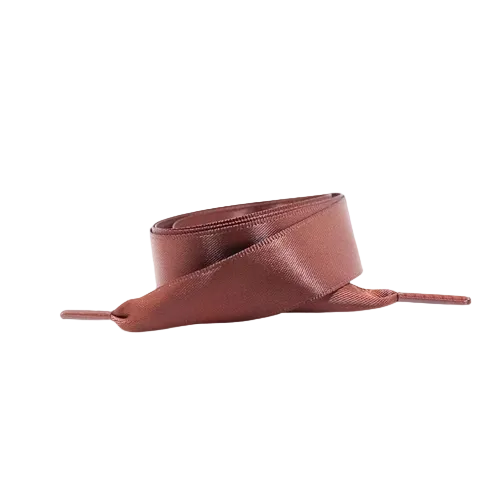 Satin Schnuersenkel in braun