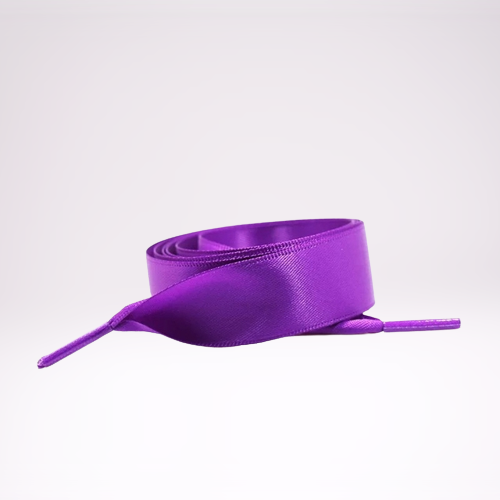 Violet Satin Schnürsenkel