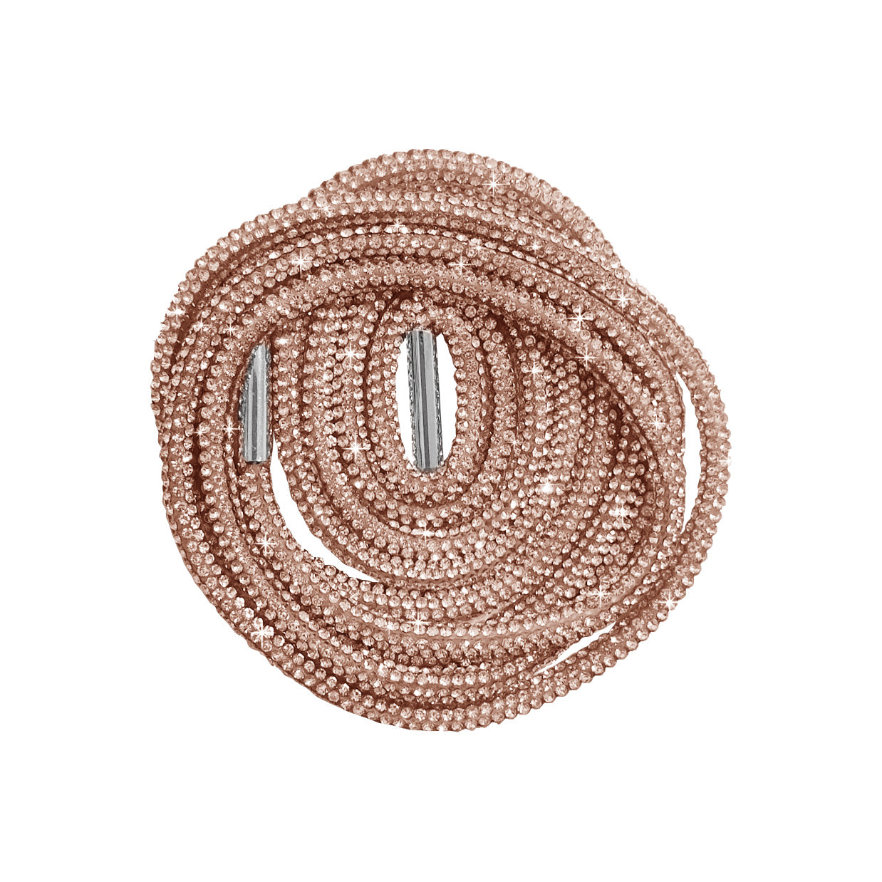 Strass Schnürsenkel, rose gold