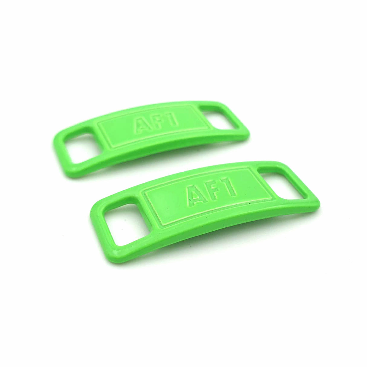 Lace Tags Af1, 1 pair, neon green