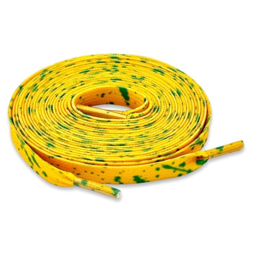 Splash laces, yellow, 10 mm