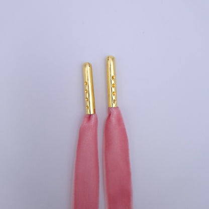 Samt Schnürsenkel, blush, 12,7 mm