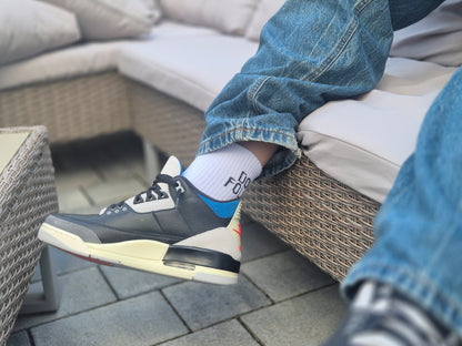 Baumwoll-Socken mit Schriftzug | Don't follow me