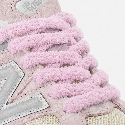 Fluffy Laces - Rosy Blush