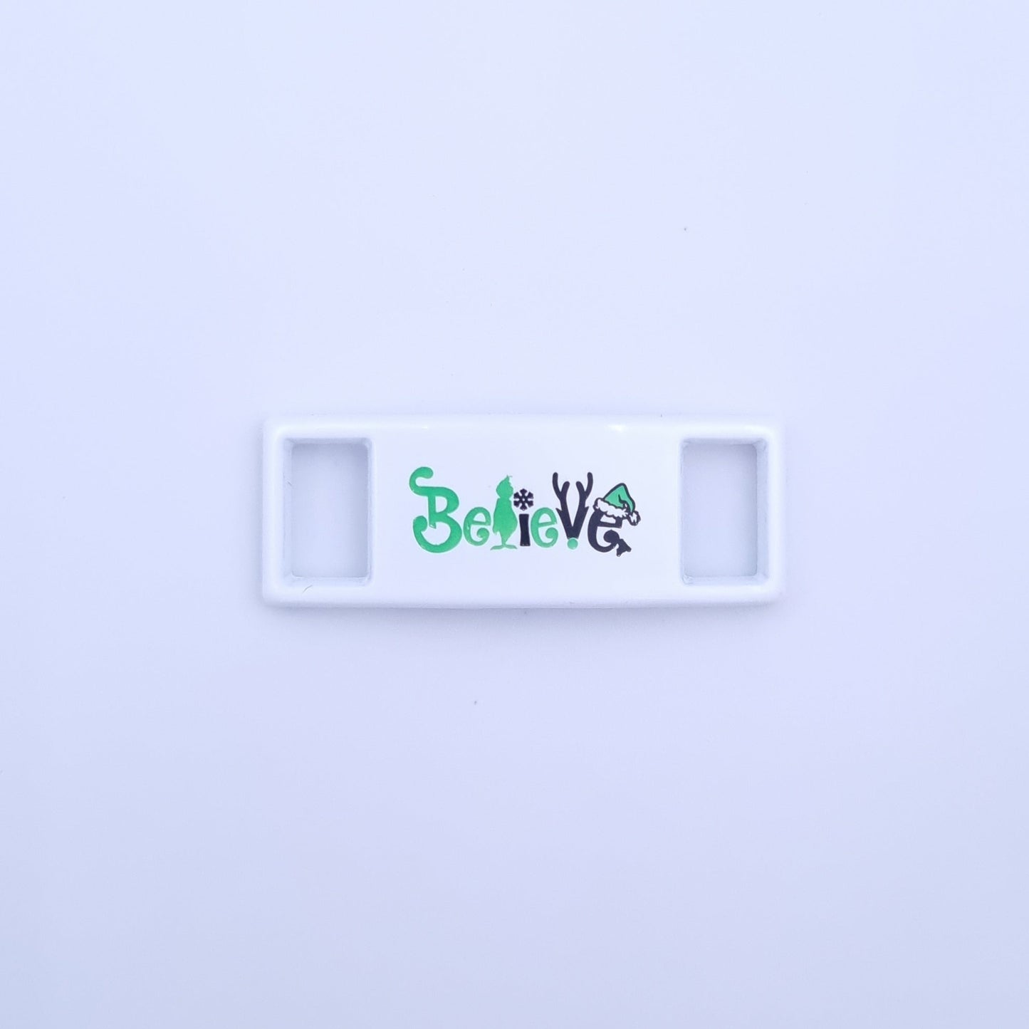 Lace Tag Grinch - Believe Weihnachtsmotiv