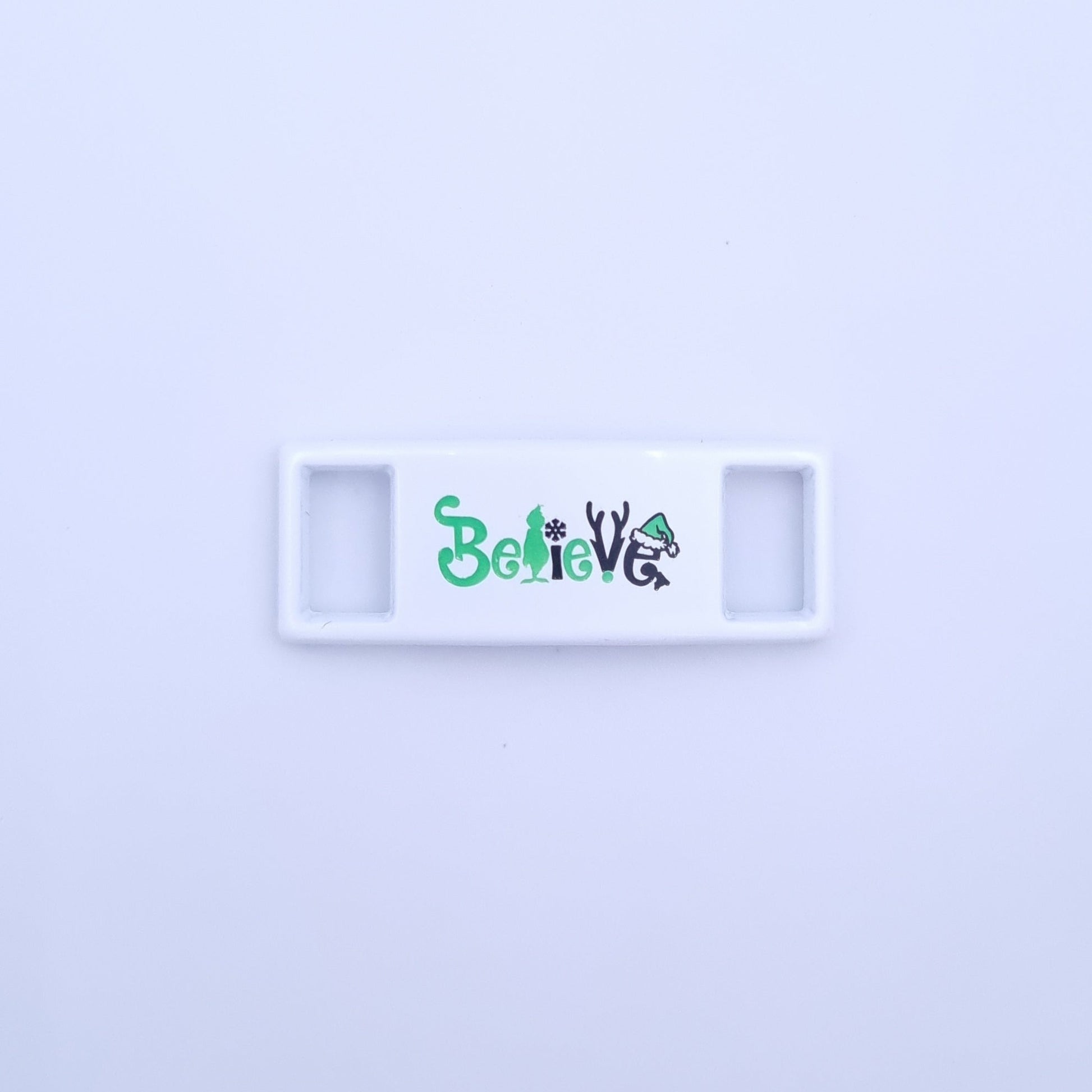 Lace Tag Grinch - Believe Weihnachtsmotiv