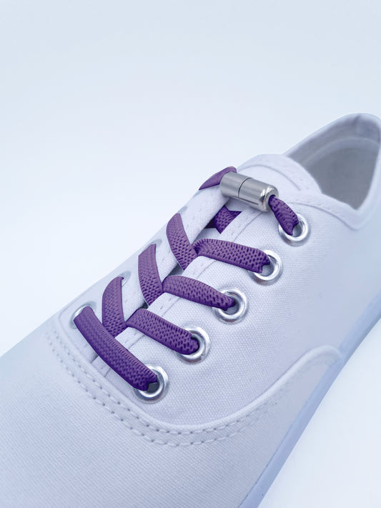 Elastic laces, purple, 5 mm