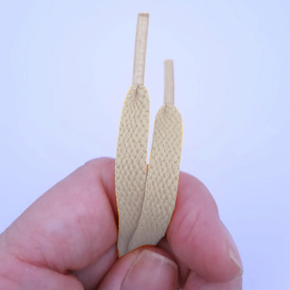 Beige Schnürsenkel, 8 mm