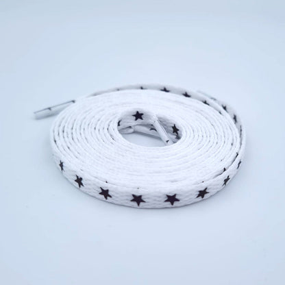 Reflektierende Schnürsenkel mit Sternen, 8 mm