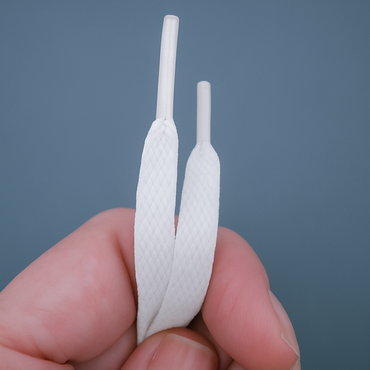 weiße Schnürsenkel