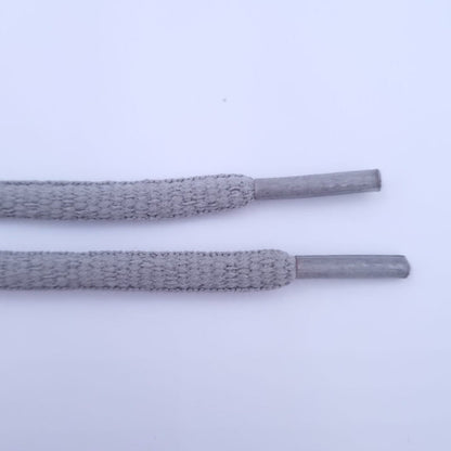 Graue halbrunde Schnürsenkel