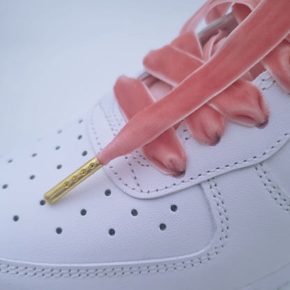 Samt Schnürsenkel, blush, 12,7 mm