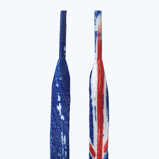 UK flag laces, 8 mm
