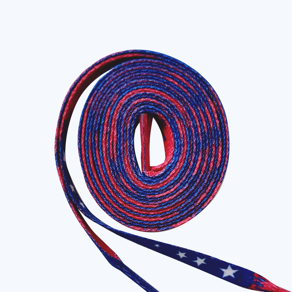USA flag laces, 8 mm