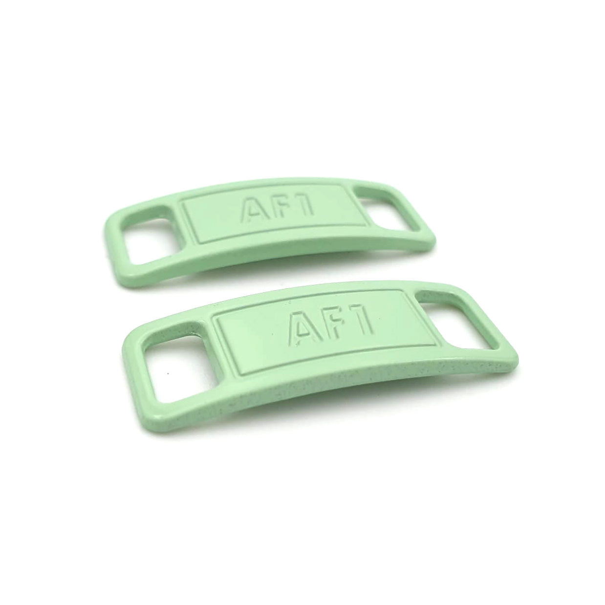 Lace Tags Af1, 1 pair, pastel green