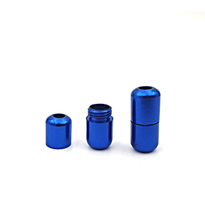 Schnürsenkel Metallkapsel, royal blau