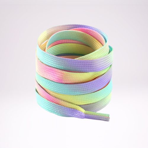 Schnürsenkel Tie-Dye Farbverlauf , 8 mm
