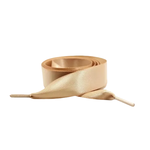 Satin Schnuersenkel in Gold