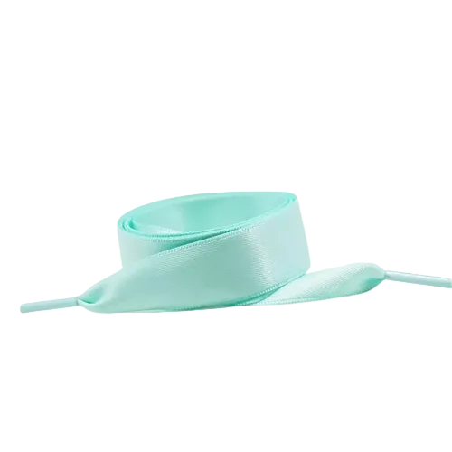 Satin Schnuersenkel in Tuerkis